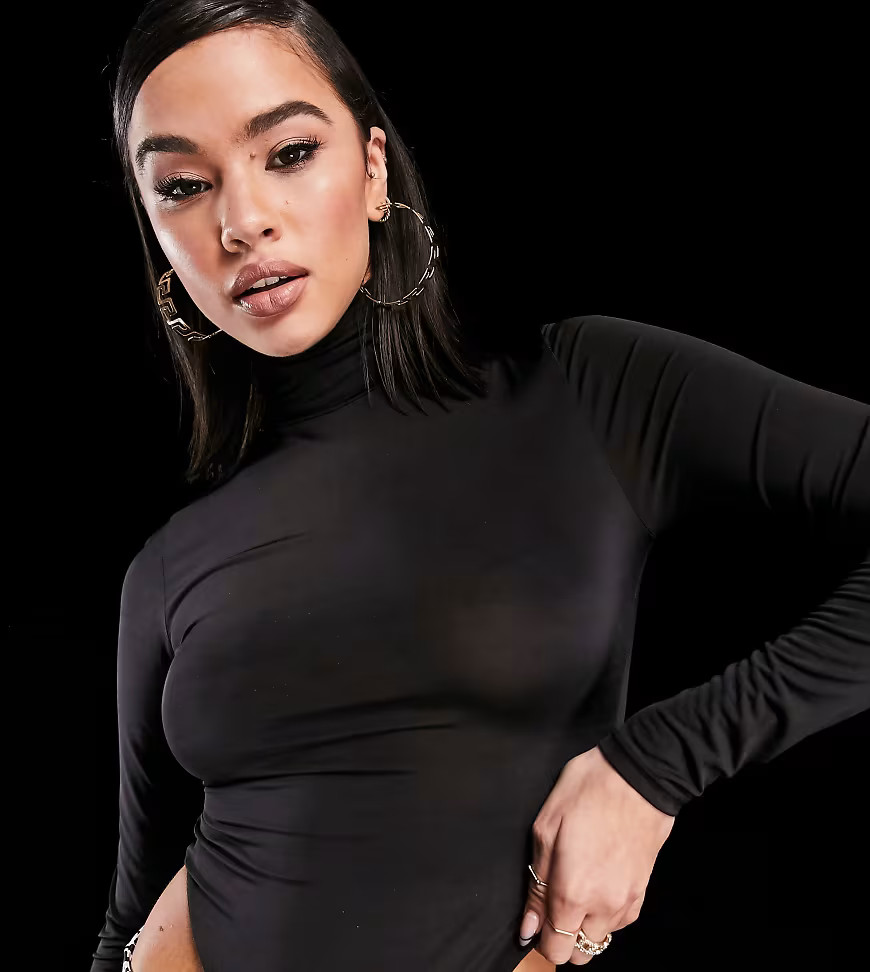 AsYou high neck bodysuit in black | ASOS (Global)