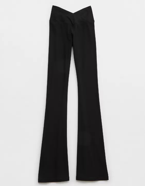 OFFLINE By Aerie Real Me Double Crossover Flare Legging | Aerie