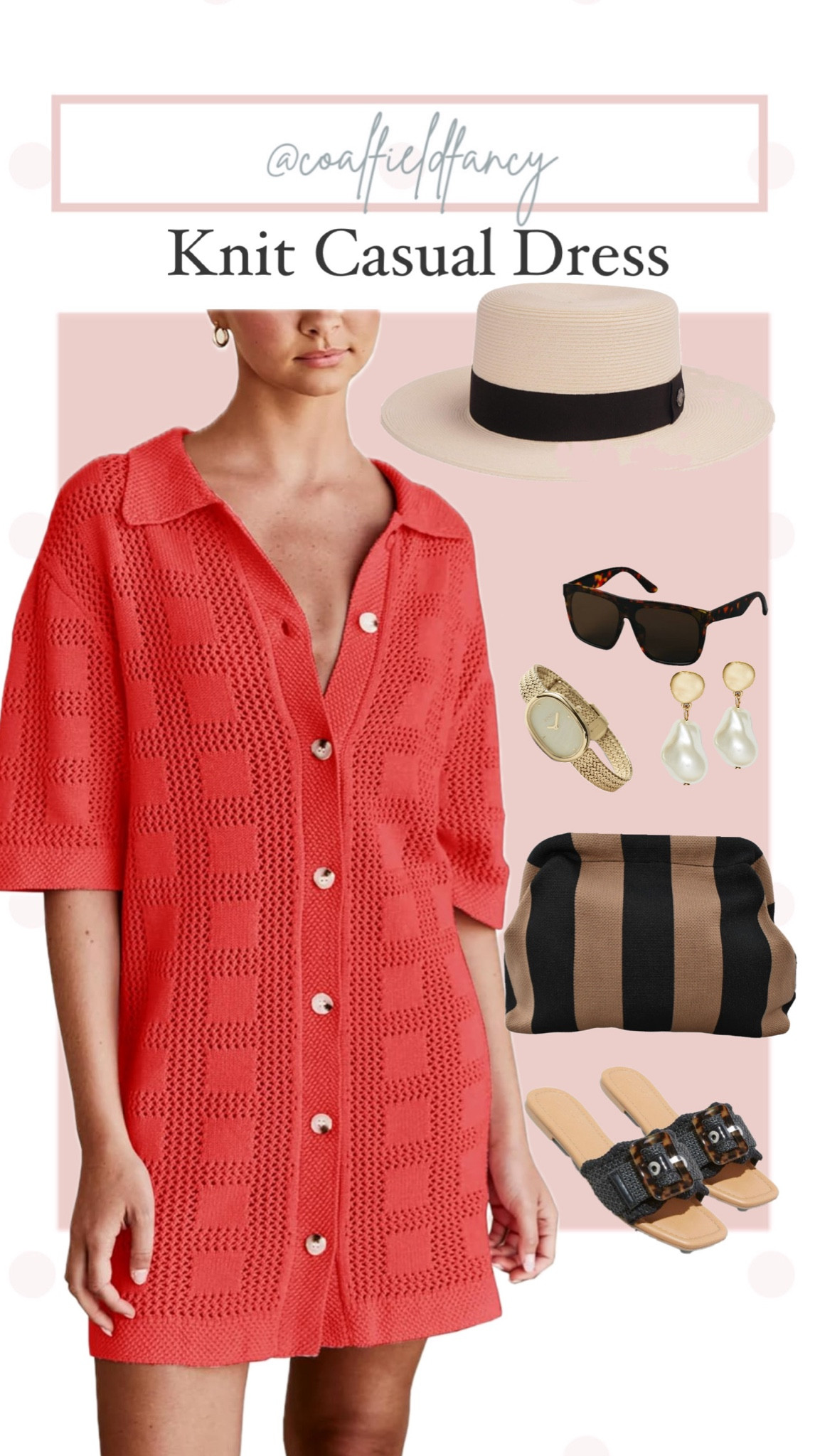 Knit casual dress
Summer dress 
Swim coverup



#LTKfindsunder50