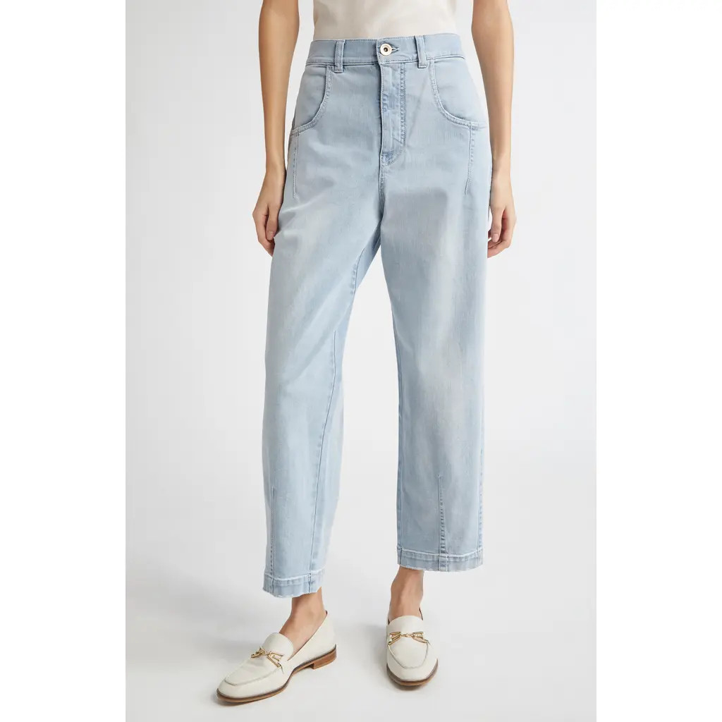Eleventy Distressed Stretch Denim Jeans at Nordstrom, Size 50 | Nordstrom