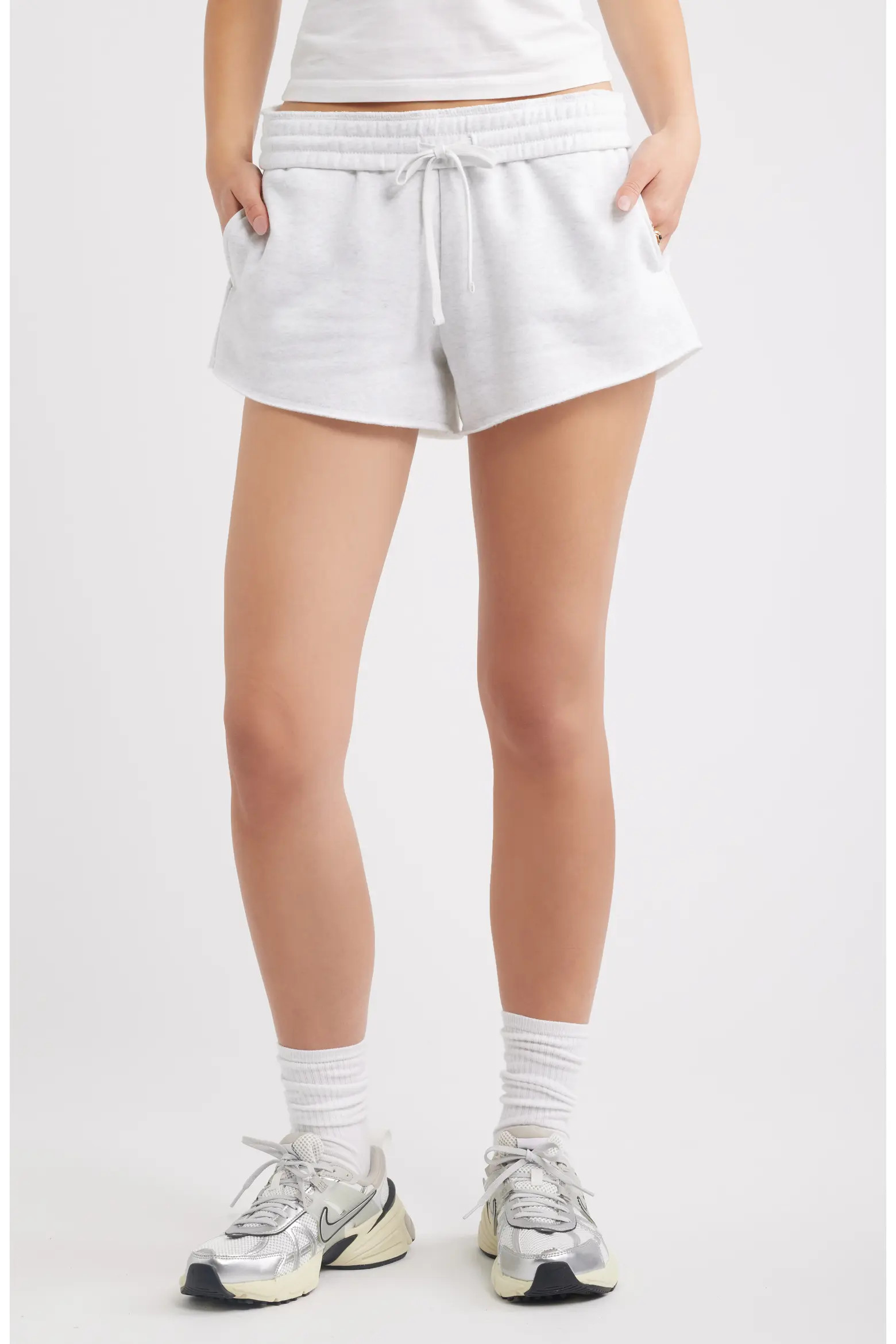 BP. Mini Foldover Fleece Shorts (Women) | Nordstrom | Nordstrom