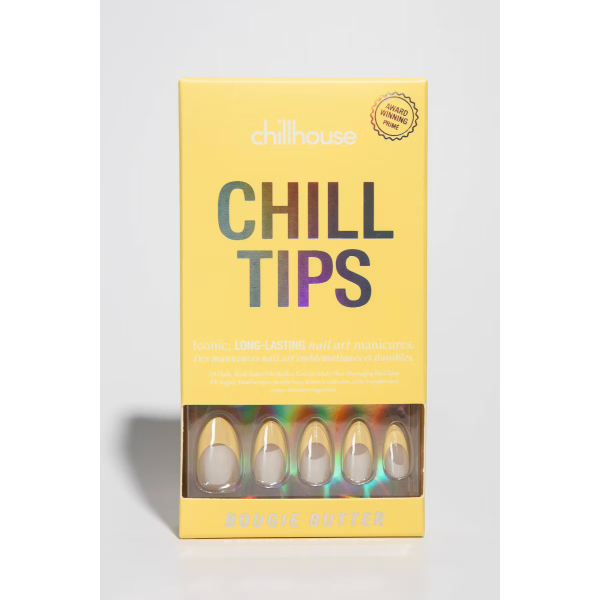 Chillhouse Chill Tips Fake Nails - Classics Collection - Bougie Butter - 24ct | Target