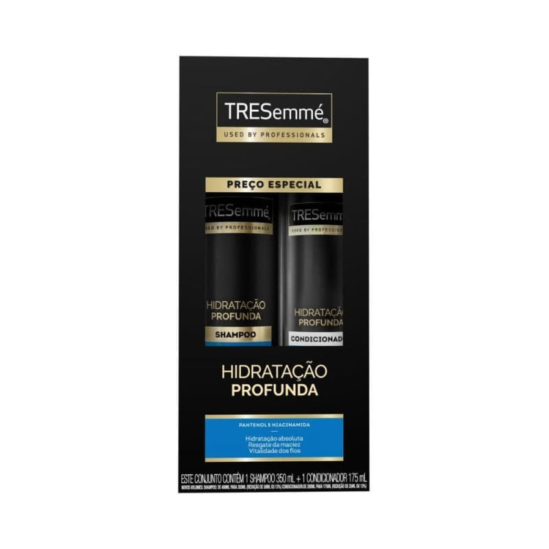 Kit Shampoo Condicionador Tresemmé Hidratação Profunda | Beleza Na Web (BR)