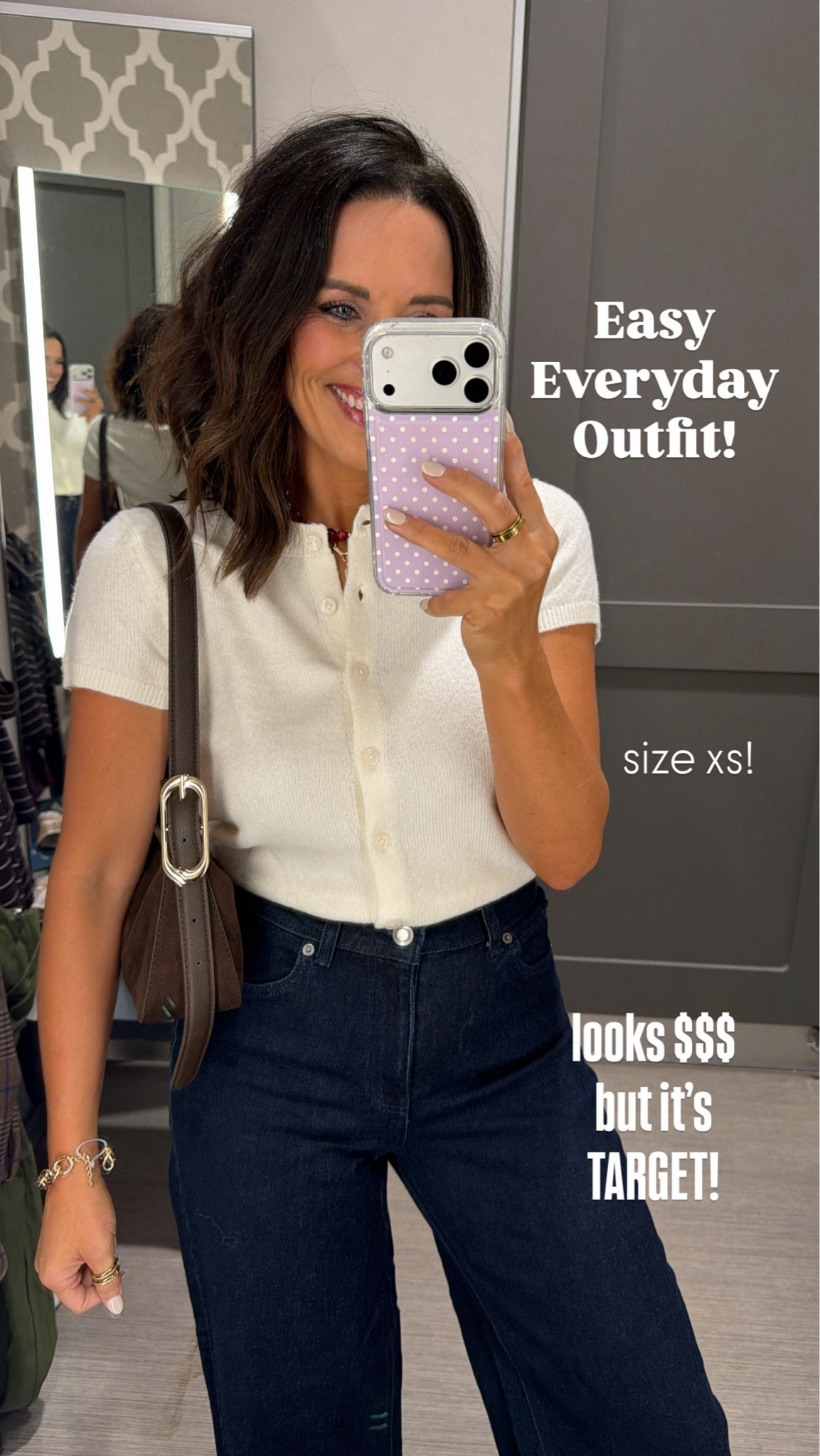 JEANS are LESS than $20 right now!👏🏻 Love a good easy everyday look! This top can be styled SO many ways!

@Target 

#targetfashion

#LTKPetite