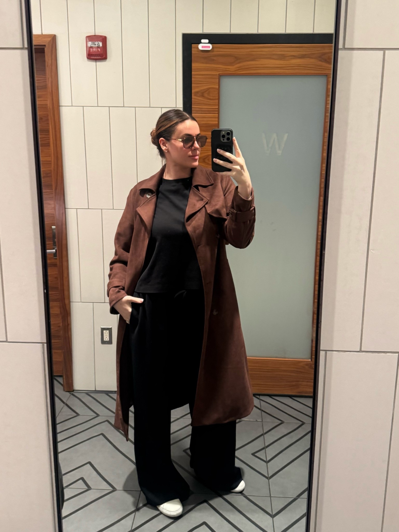 Casual travel OOTD wearing XL coat, XL pants, Large tee 

#LTKdayinmylife #LTKTall #LTKMidsize