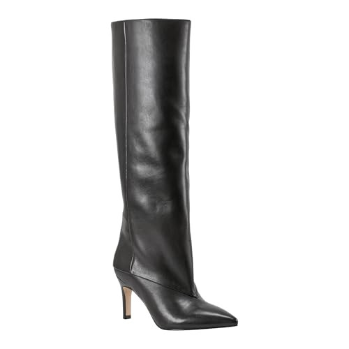 Marc Fisher LTD Women's Gentle Boot, Black Leather 001, 8.5 | Amazon (US)