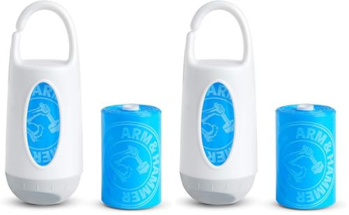 Munchkin® Arm and Hammer Diaper Bag Dispenser and 24 Diaper Disposal Bags (Pack of 2) | Amazon (US)