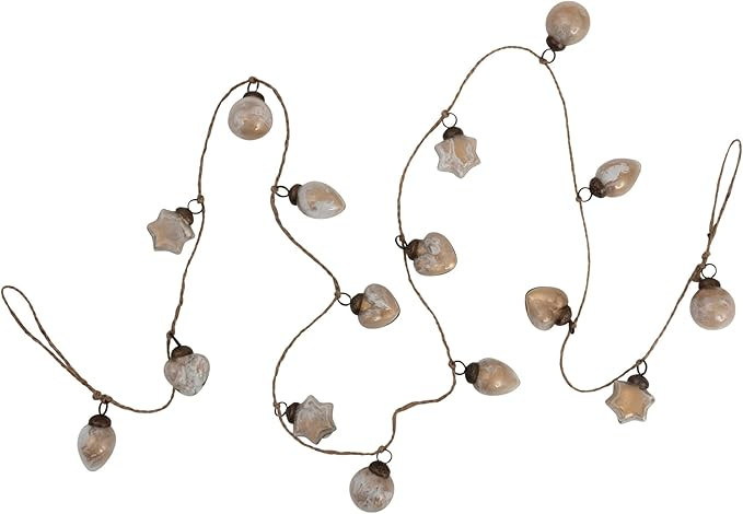 Mercury Glass Ball Ornament Garland | Amazon (US)