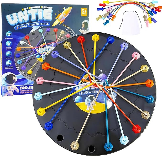 Brainy Knots Rope Untangling Game，Children's Rope Challenge Game，Strategy Untangling Challeng... | Amazon (US)
