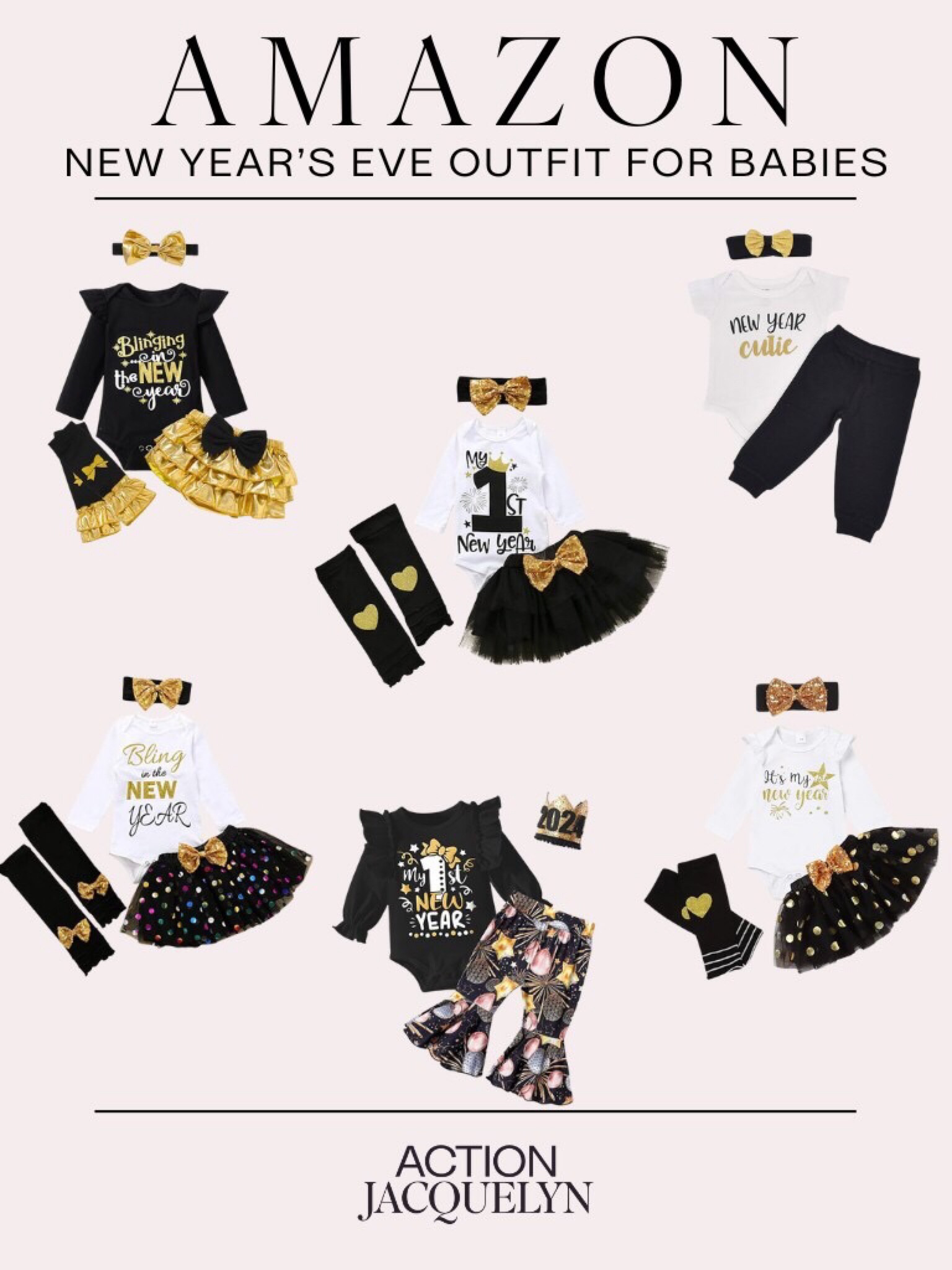 Tiny attire, big celebrations! Discover the sweetest New Year's outfits for babies on Amazon and dress your little one in style for the countdown to a brand new year. 

#NewYearBaby #AmazonFinds #BabyFashion #FestiveStyle #CuteAndComfy #BabyCelebration #DressThemUp #AmazonBabyEssentials #CountdownToCutnes

#LTKbaby #LTKstyletip