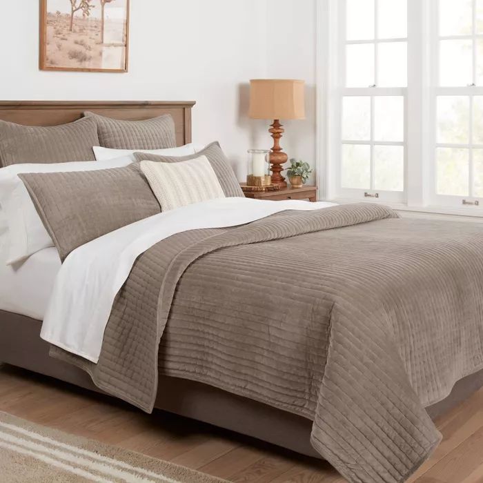 Matte Velvet Solid Quilt - Threshold™ | Target