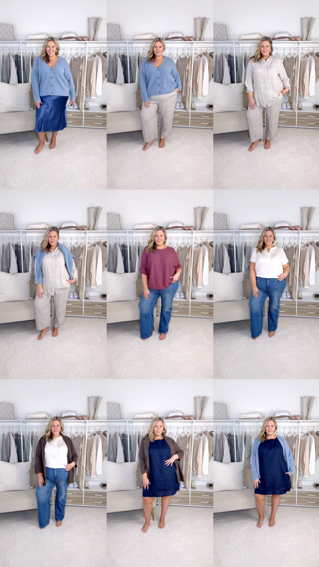 Quince haul on my plus size 2X body!
Wearing a size 3x in all linen, and the slip skirt and silk shirt so size up! The jeans I sized up to a 36 and I love them!!