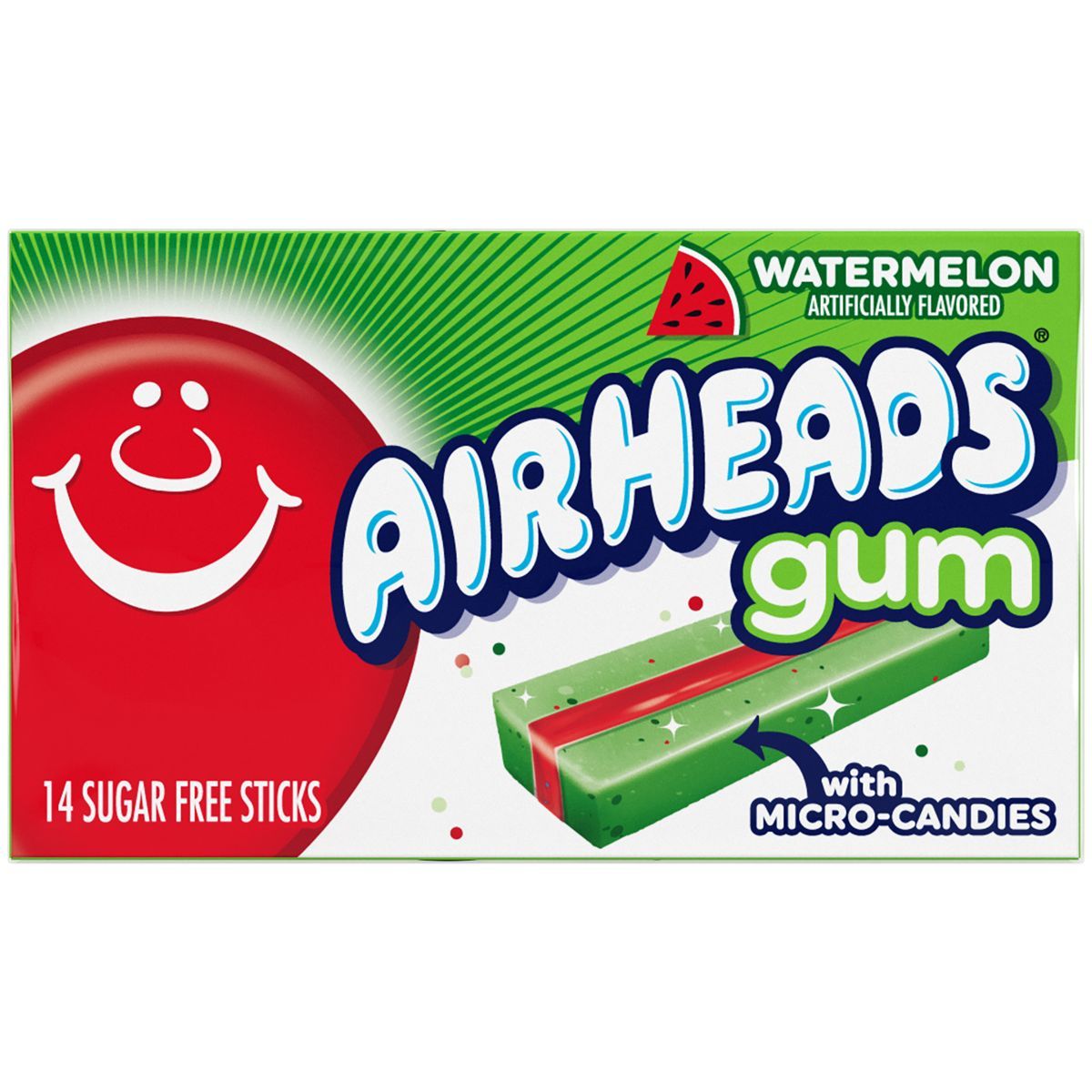 Airheads Watermelon Gum - 14ct/1.23oz | Target
