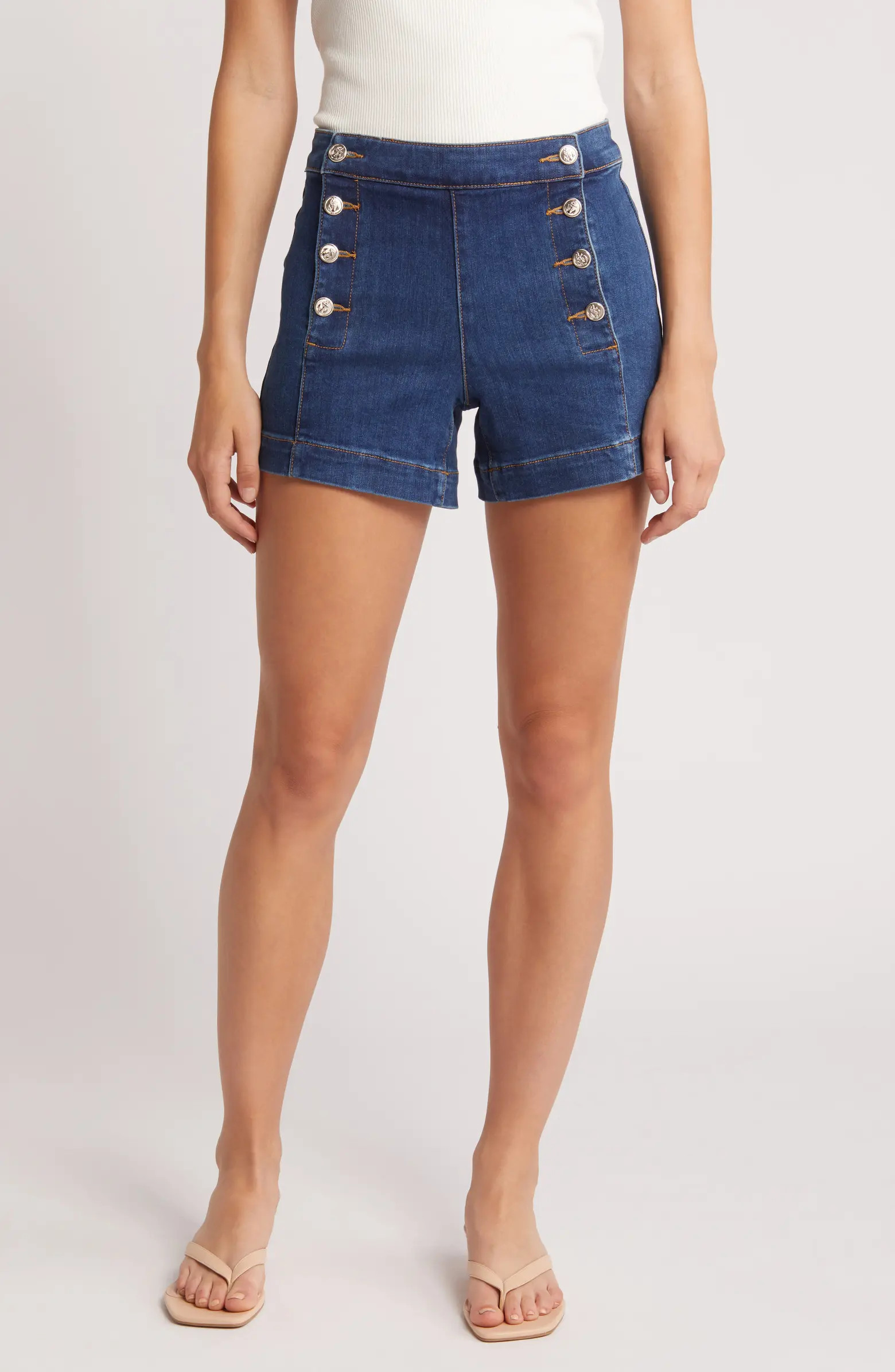 Prosperity Denim Denim Sailor Shorts | Nordstrom | Nordstrom