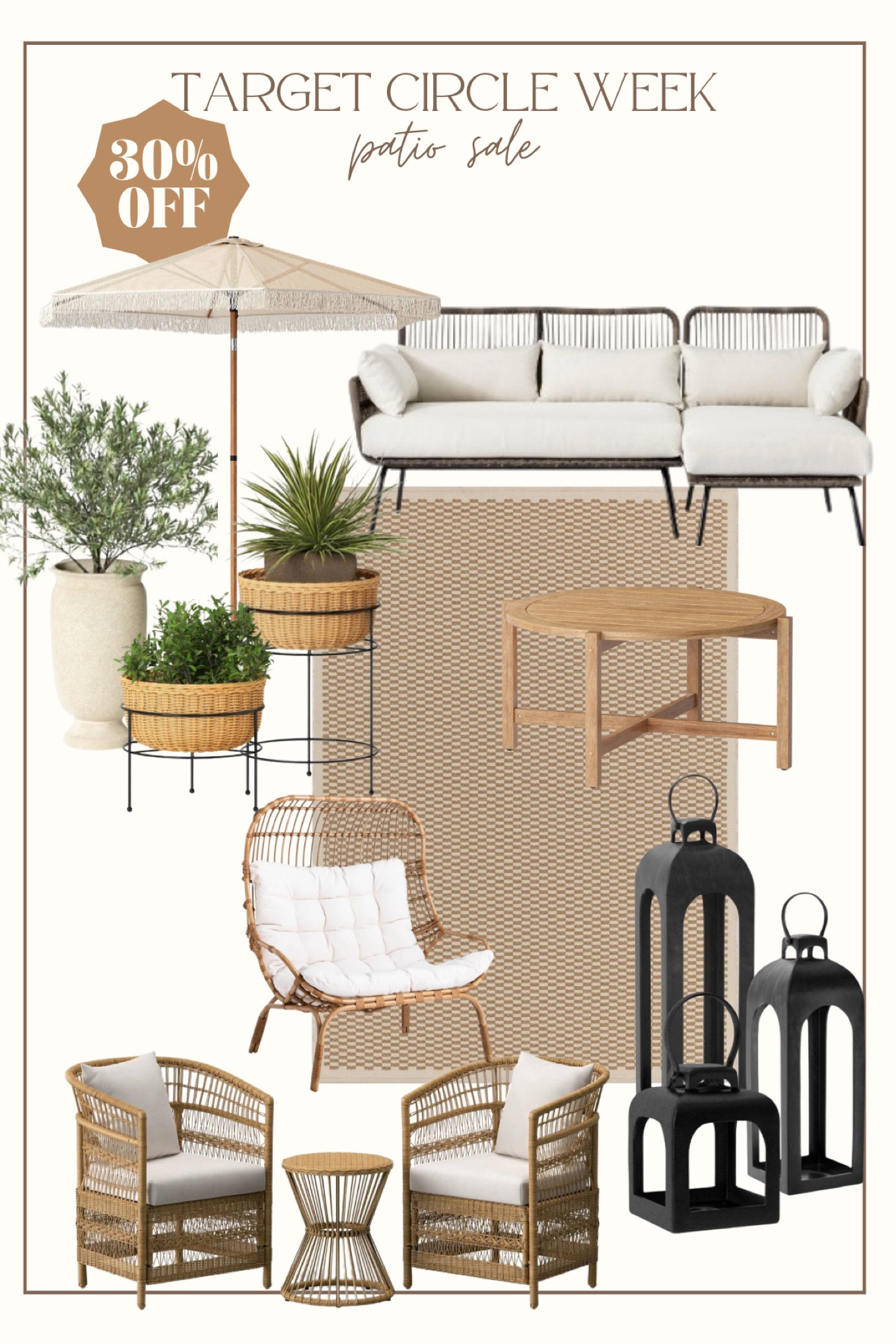 Only a few days left of Target Circle week! Don’t miss these 30% off patio deals! 😍

#LTKxTarget #LTKsalealert #LTKSeasonal