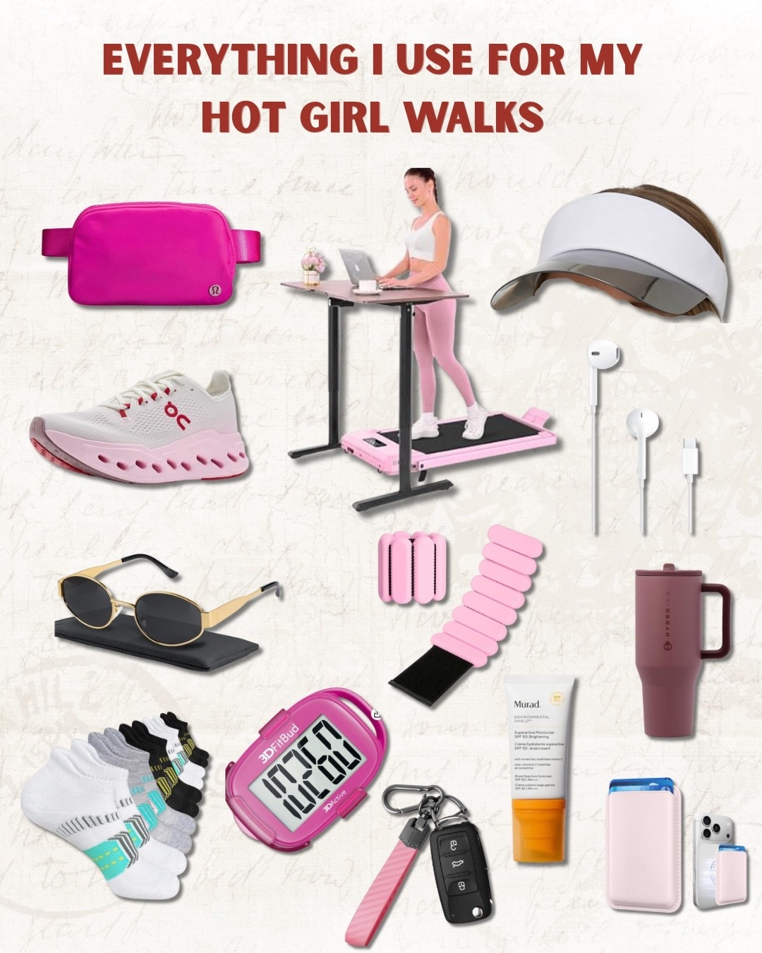 Hot girl walk starter pack 🎀👟

Everything I reach for to make my daily walks a little cuter, easier + more enjoyable. 

From walking essentials to wellness favorites, I linked it all 🤍

Tap to shop my picks!

#LTKActive #LTKmorningroutine #LTKfitnessgoals