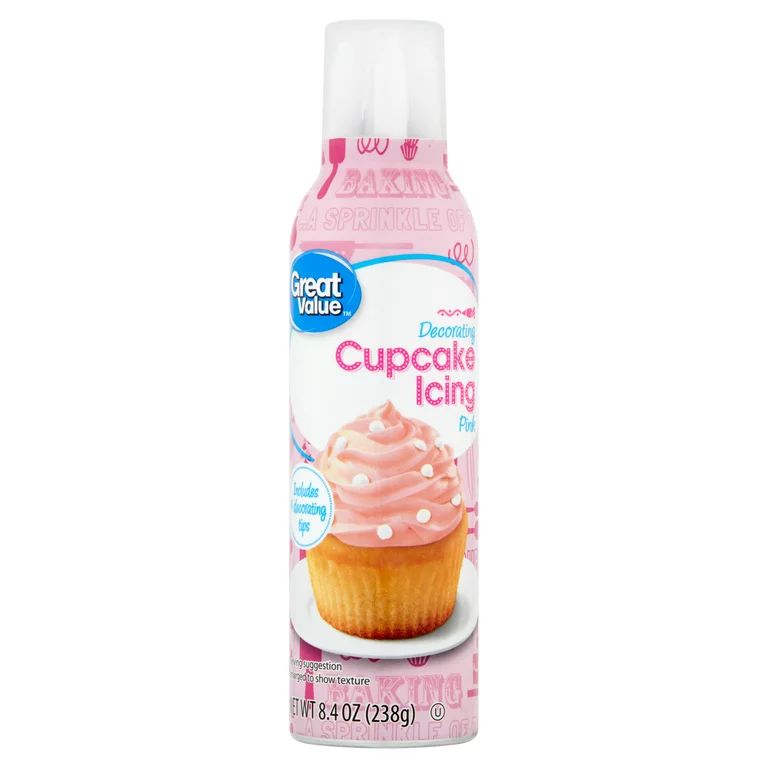 Great Value Pink Cupcake Icings, 8.4 ounces | Walmart (US)
