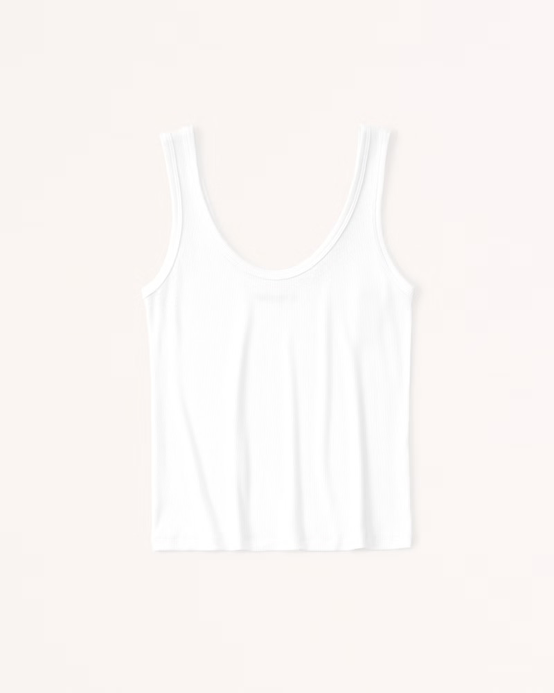 Women's Featherweight Rib Scoopneck Tank | Women's Tops | Abercrombie.com | Abercrombie & Fitch (US)