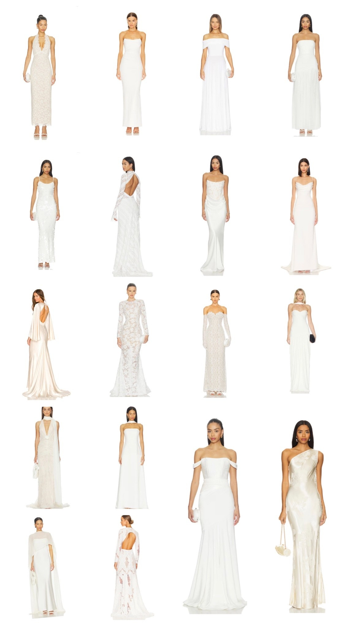 Simple white bridal dresses at Revolve. 

Reception dresses, bride wedding dresses, courthouse elopement dresses, long white dresses, minimalist wedding dresses, or micro wedding dresses.

#LTKWedding #LTKSeasonal