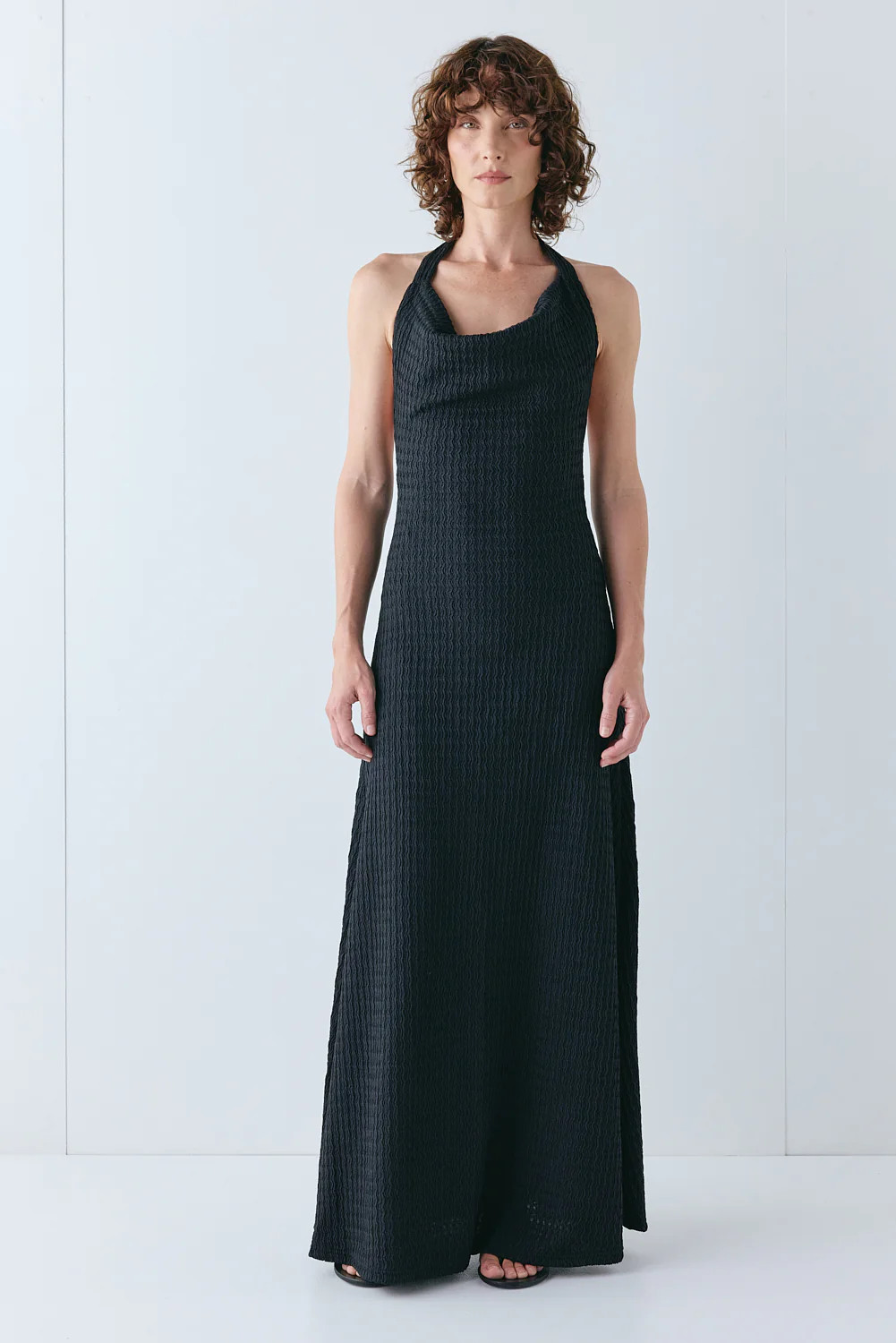Veronica Maxi Dress Black | VRG Grl