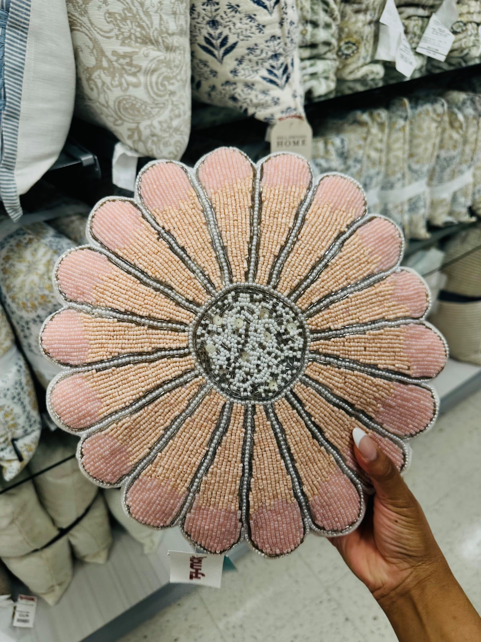 This beaded daisy pillow is an absolute showstopper for a nursery or a sunny reading nook!

#LTKHome