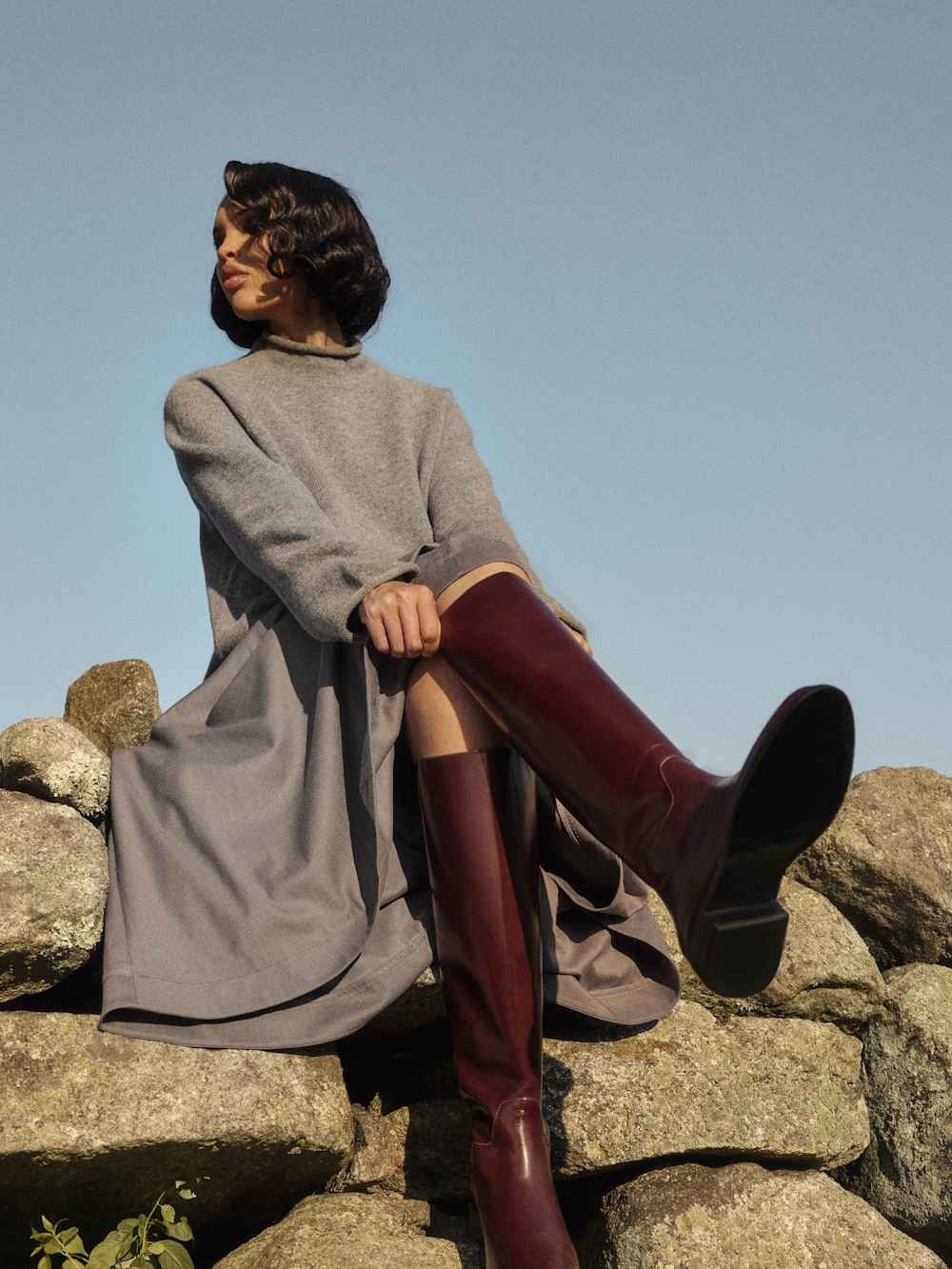 Velvet Hour Knee Boot | Reformation (Global)