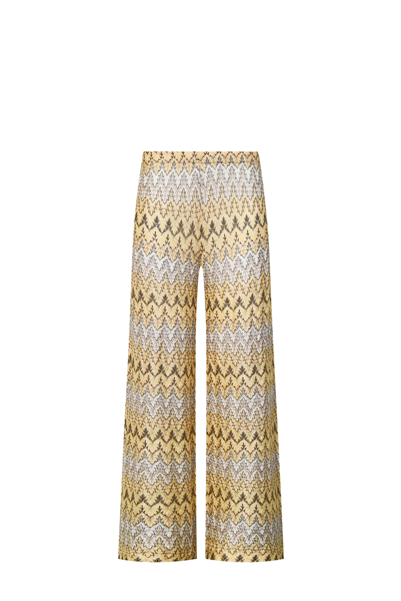 Yellow Knit Trousers, Italian Knit | HANNE BLOCH | HANNE BLOCH