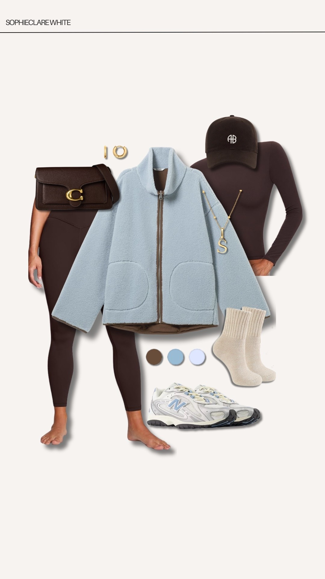 Blue and brown 🤌🏼

#LTKuk #LTKwinter #LTKmidsize