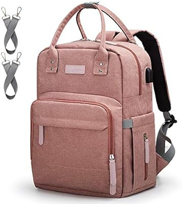 Diaper Bag Backpack Upsimples Multi-Function Maternity Nappy Bags for Mom&Dad, Baby Bag with Lapt... | Amazon (US)