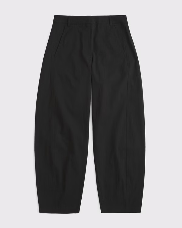 Women's Mid Rise Barrel Pant | Women's Bottoms | Abercrombie.com | Abercrombie & Fitch (US)