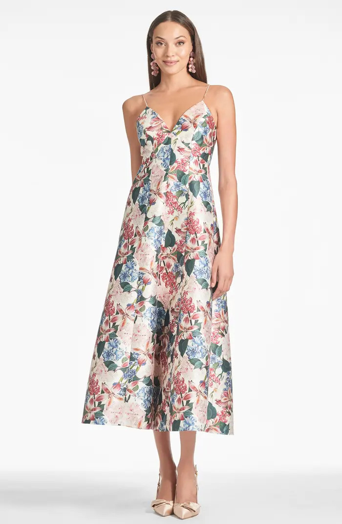 Allesandra Floral Mikado Gown | Nordstrom