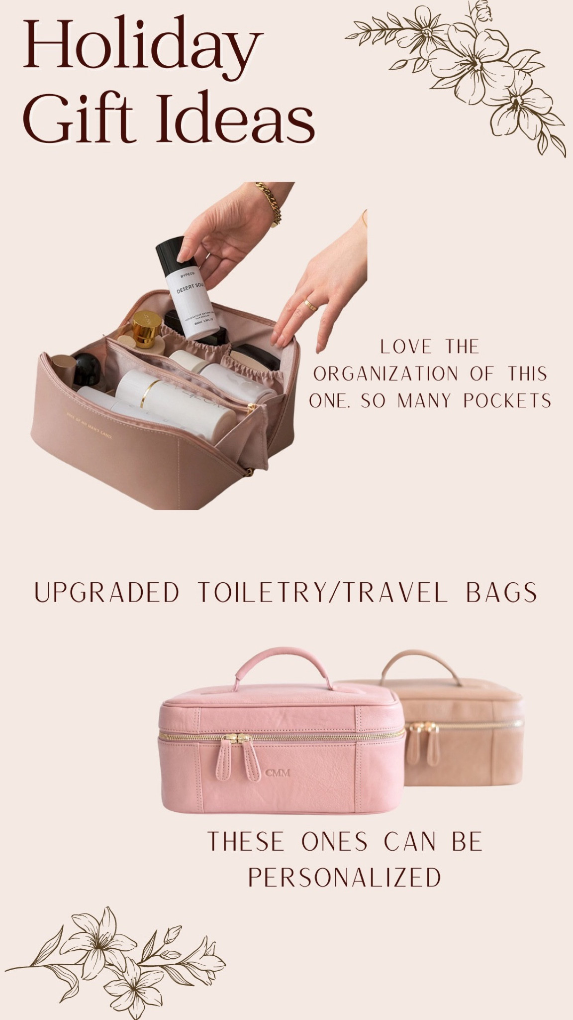 Holiday ideas! Upgraded Toiletry bags. 

#LTKHoliday