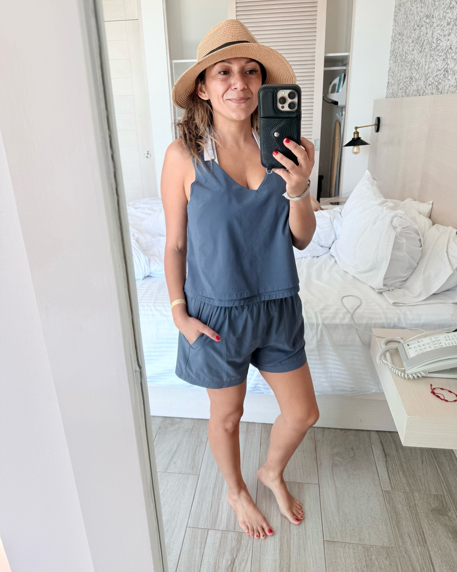 This Vuori shorts + tank set is hands down my No. 1 travel and resort-wear must-have! ✈️☀️ 

@Vuori US I need more! 🙌 Please release the tank in more sizes because I would happily have this set in every colour! 💙

#LTKOver40 #LTKmomlife #Over40Style #BeachOutfit #SummerVacationOutfit #TravelStyle #ResortWear #Over40Fashion

#LTKtravel #LTKpetite