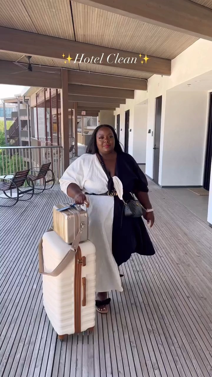 Even on vacation, I can’t resist a little cleaning routine! ✨💖 Keeping the hotel room fresh with a quick tidy-up. You can never go wrong with a good wipe down and a little organization! 🧳🧼Follow for more @OPERATION_NIKI on IG, TikTok, & Facebook Cleaning, hotel cleaning, vacation, travel hacks, hotel safety, room organization, disinfecting, hygiene, tidy-up, fresh room, travel essentials, safety tips, quick clean, hotel stay, travel hygiene, cleaning routine, hotel room tips, traveling mom, solo travel, resort, summer vaction 

 #LTKWatchNow #LTKTravel #LTKItBag