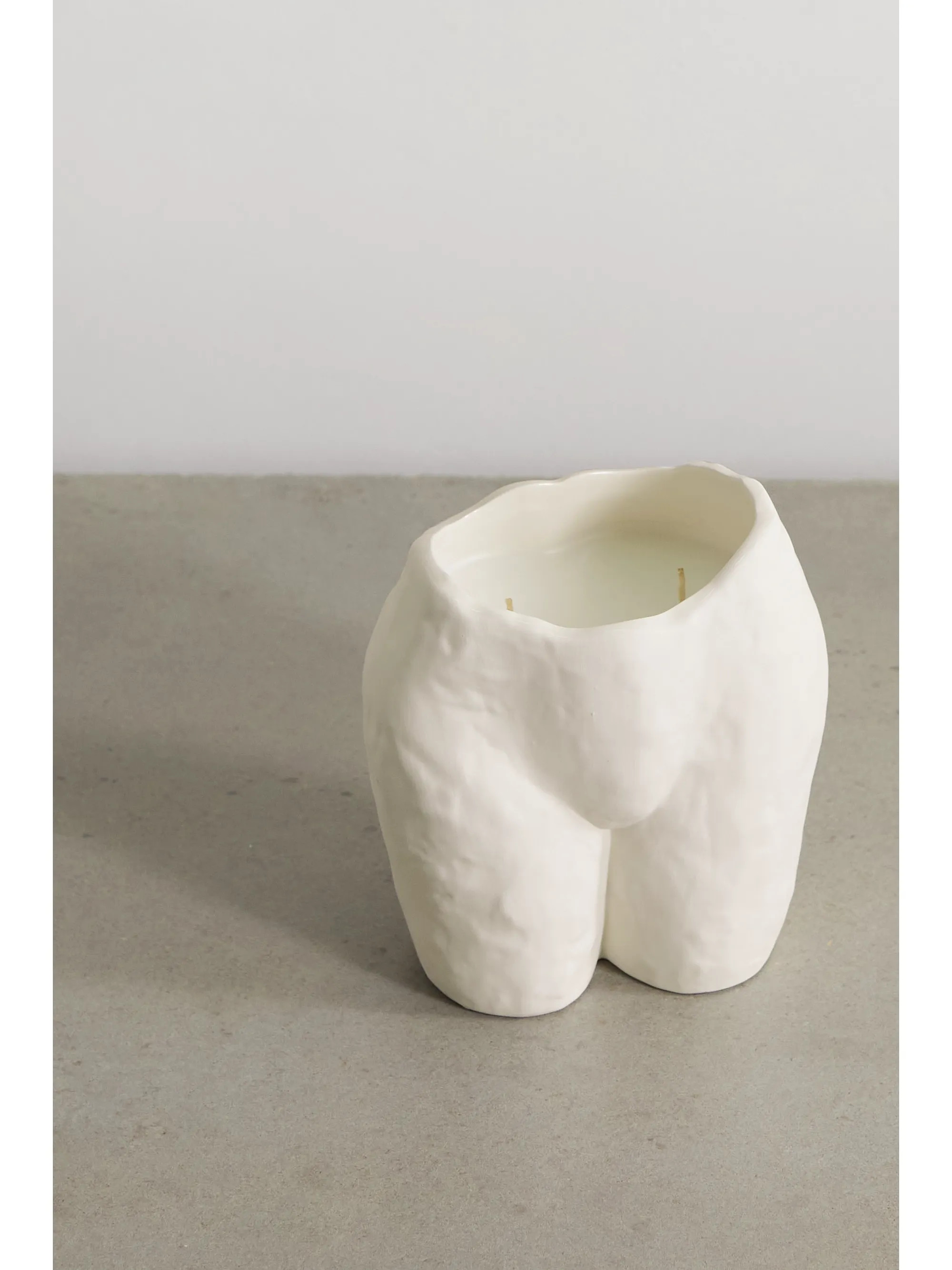 White Popotin ceramic candle, 420g | Anissa Kermiche | NET-A-PORTER | NET-A-PORTER (US)