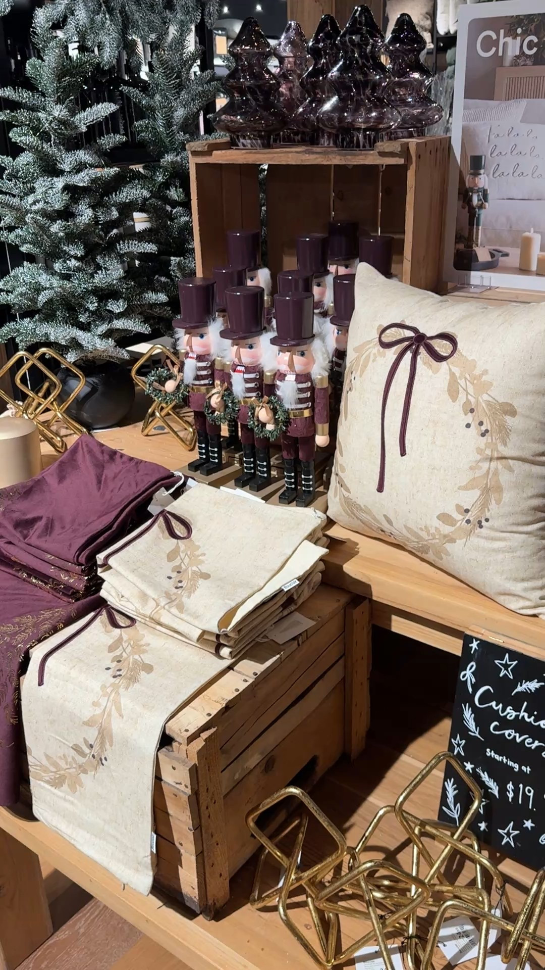 Christmas decor at Bouclair. Loving the burgundy palette for the holidays. Burgundy and brown are trending for Christmas decor this year. 


Holiday decorating, home decor finds, Christmas decorations, Canadian finds, classic Christmas

#holidaydecor #chrsitmasdecorations #neutralchristmas #classicchristmas #pillowcovers #christmaspillow #nutcracker #holidaywreath #christmastree 

#LTKHome #LTKSeasonal #LTKHoliday