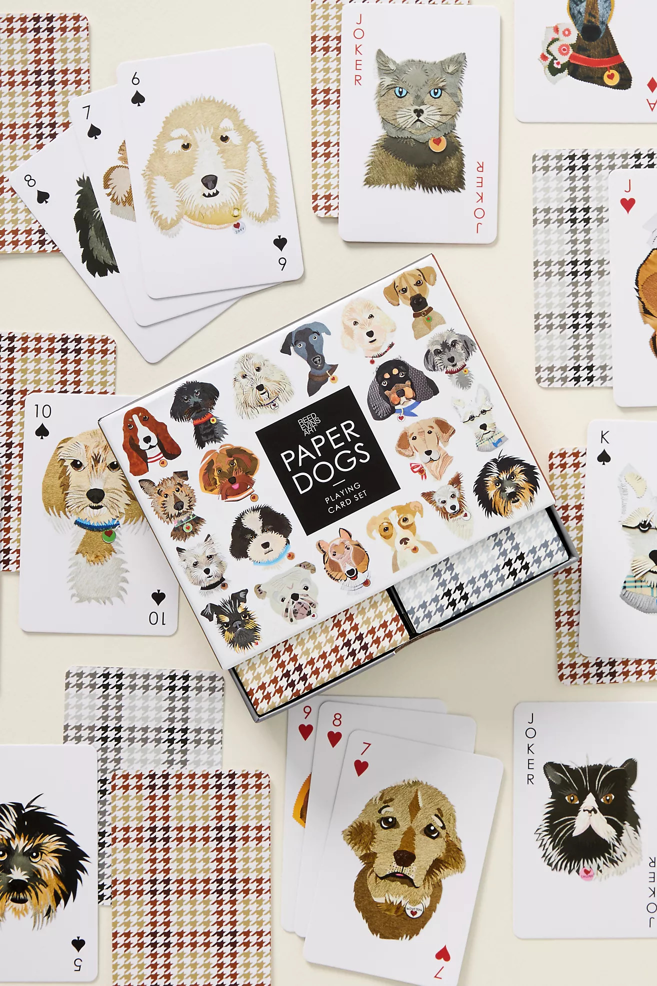 Paper Dogs Playing Card Set | Anthropologie (US)