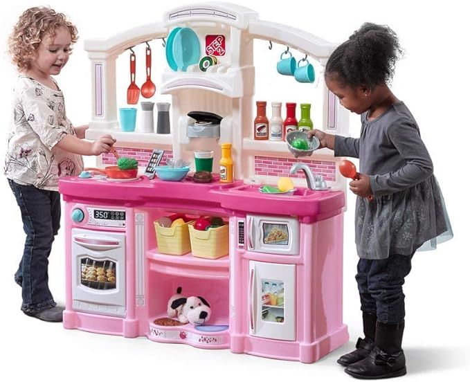 Step2 Fun with Friends Kitchen Set for Kids – Includes Toy Kitchen Accessories, Interactive Fea... | Amazon (US)
