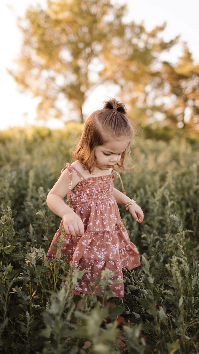 Rosewood Floral | Tie Dress | Forever French