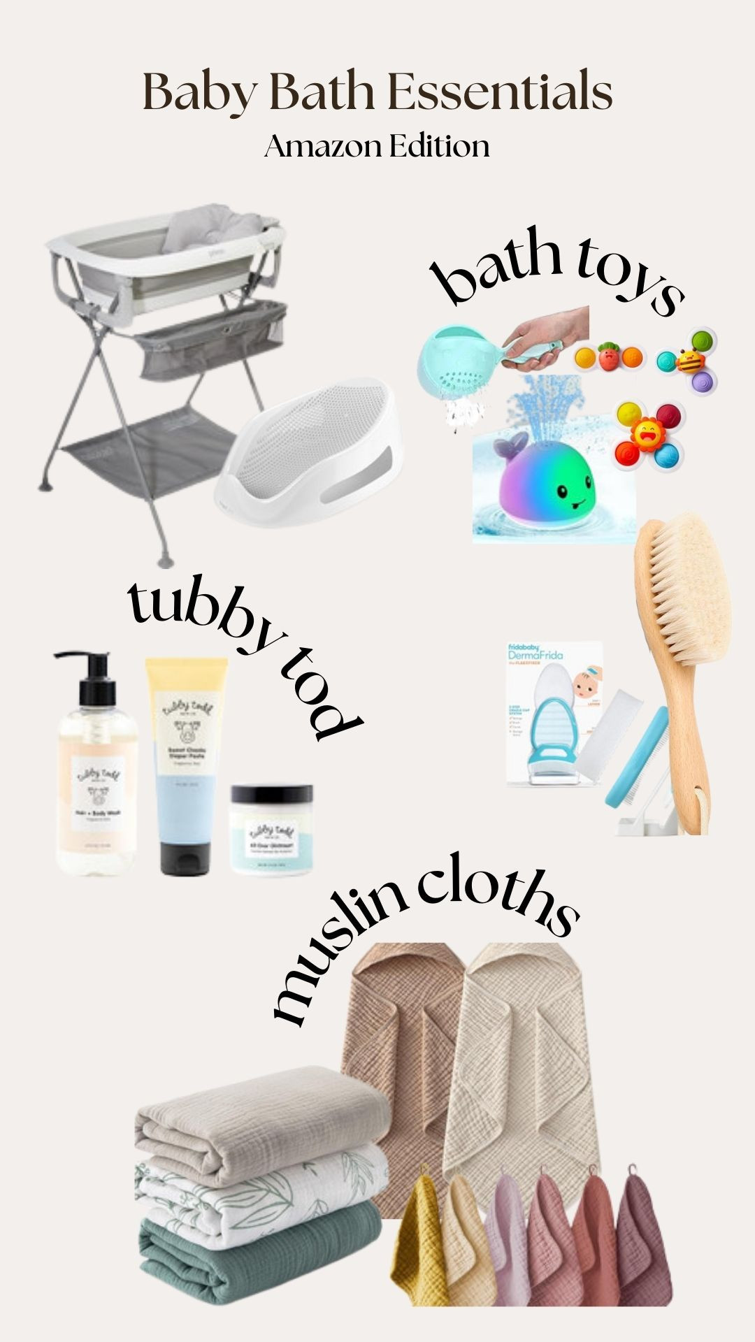 Our baby bath essentials 
Sharing the gentle, baby-safe bath products we use every bath night - from mild washes to soft towels and must-have tools that make bath time easy and calm. 

baby bath essentials | baby bath products | infant bath | gentle baby wash | baby towel | baby bathtub 

 #LTKBaby