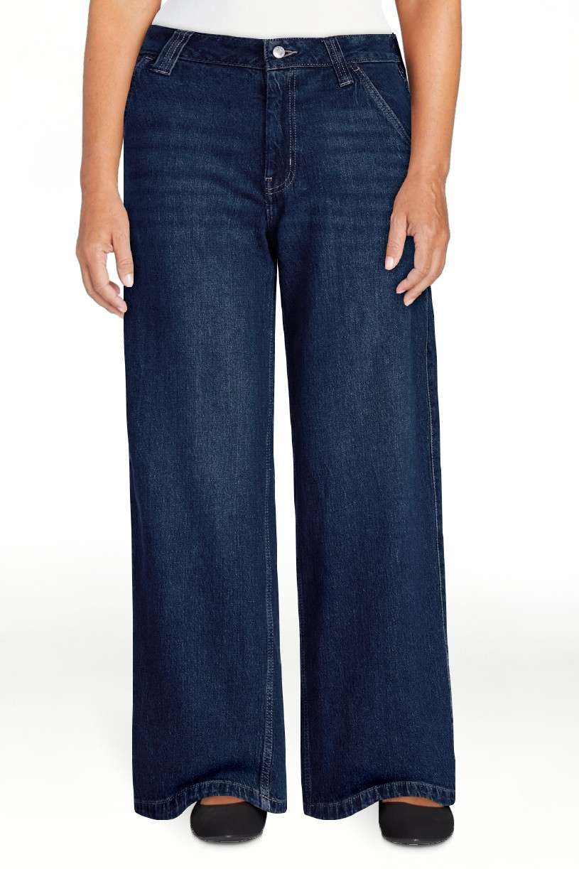 Scoop Women\u2019s and Women\u2019s Plus Relaxed Fit Jeans, 30'' Inseam, Sizes 0-26W | Walmart (US)