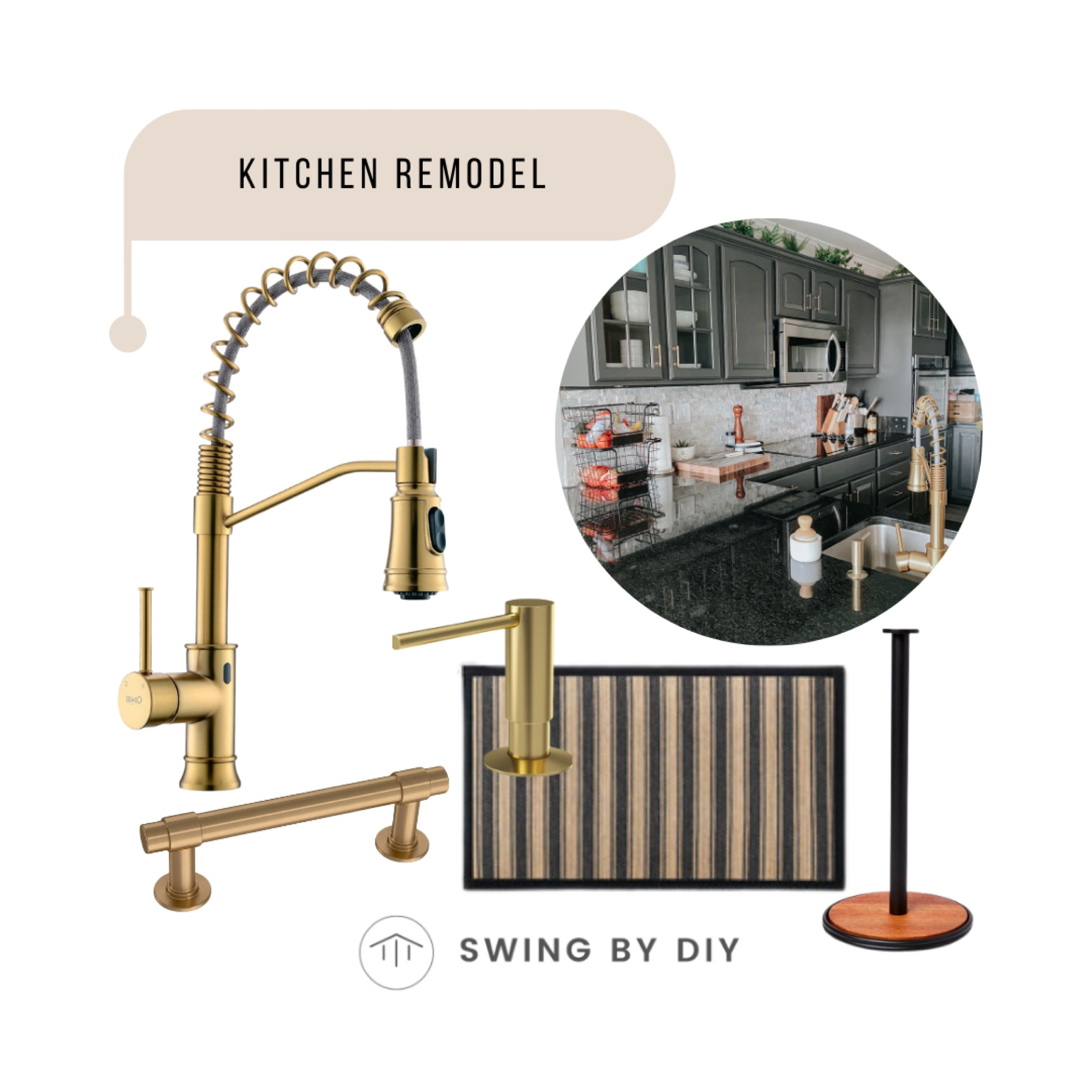 My kitchen was all oak before. I’m obsessed with the new dark look and brass accents!

#LTKMostLoved #LTKhome #LTKfamily