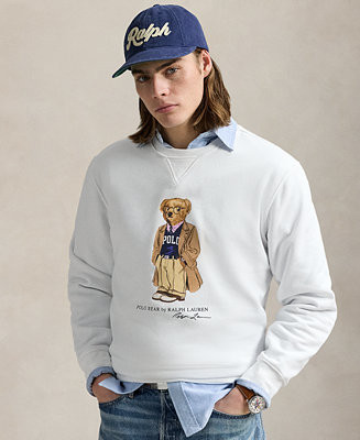Men's Polo Bear Fleece Sweatshirt | Macy's