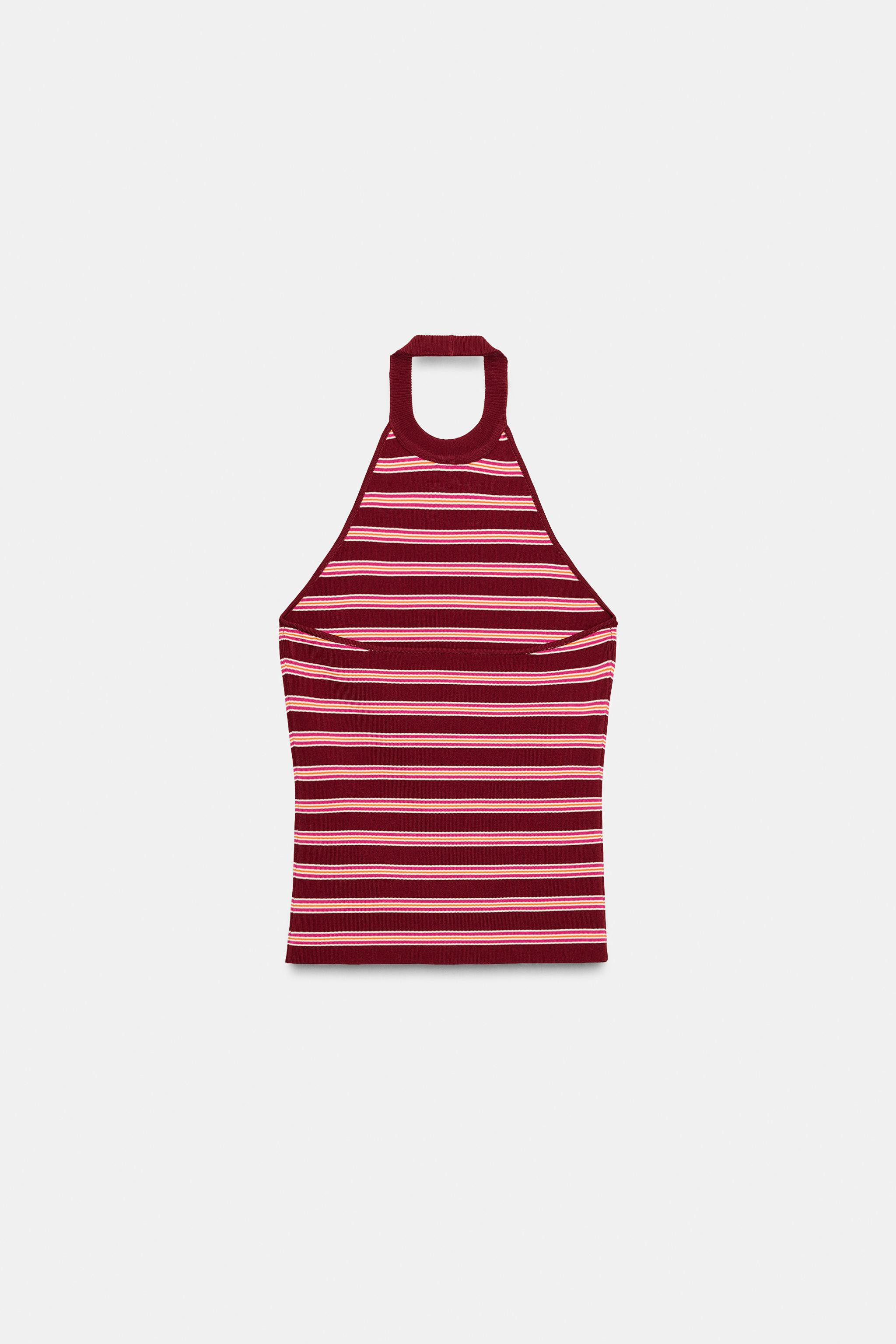 KNIT HALTER TOP | Zara AU