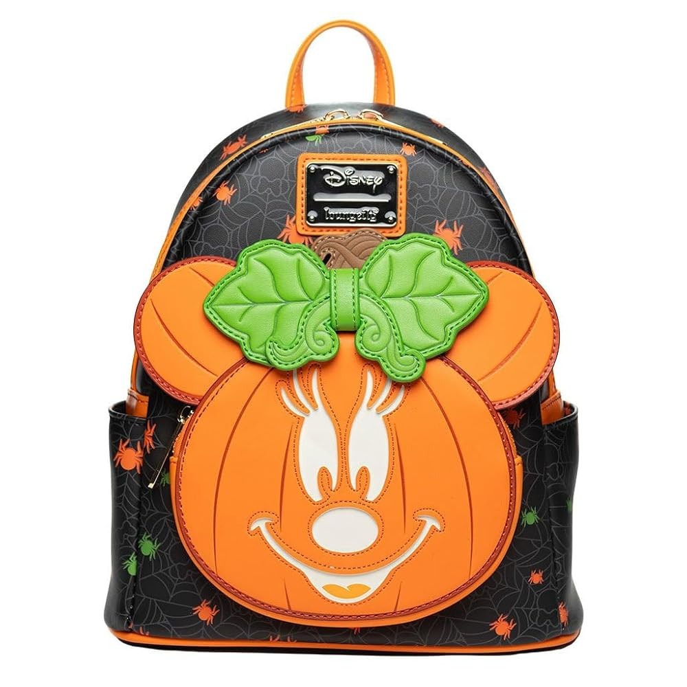 Loungefly Disney Glow in the Dark Pumpkin Minnie Mouse Women's Backpack | Amazon (US)