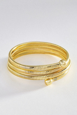BaubleBar Keira Ribbed Wrap Bracelet | Anthropologie (US)
