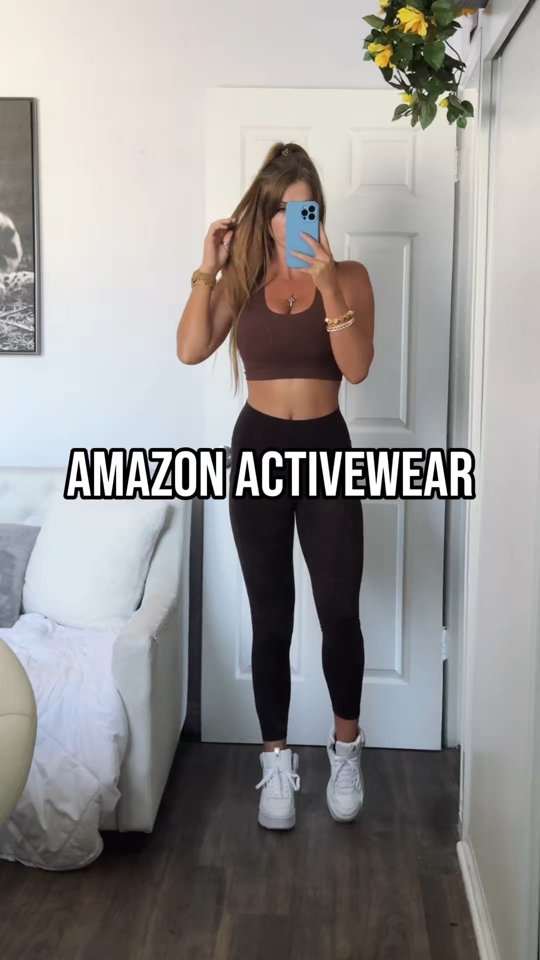 amazon activewear 💪🏽🏋🏼‍♀️ this new sports bra is SO GOOD! so comfy and so supportive 🫶🏽 love the longer torso length of the bra!!

#LTKActive #LTKFindsUnder50 #LTKxMadewell