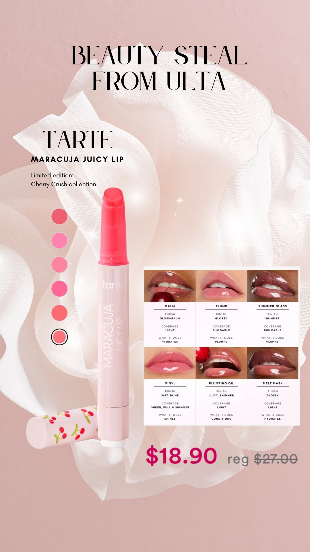 I can’t tell you how many of these tarte maracuja lip glosses I have! I am obsessed and love these shades! 



#LTKSaleAlert #LTKBeauty #LTKCon