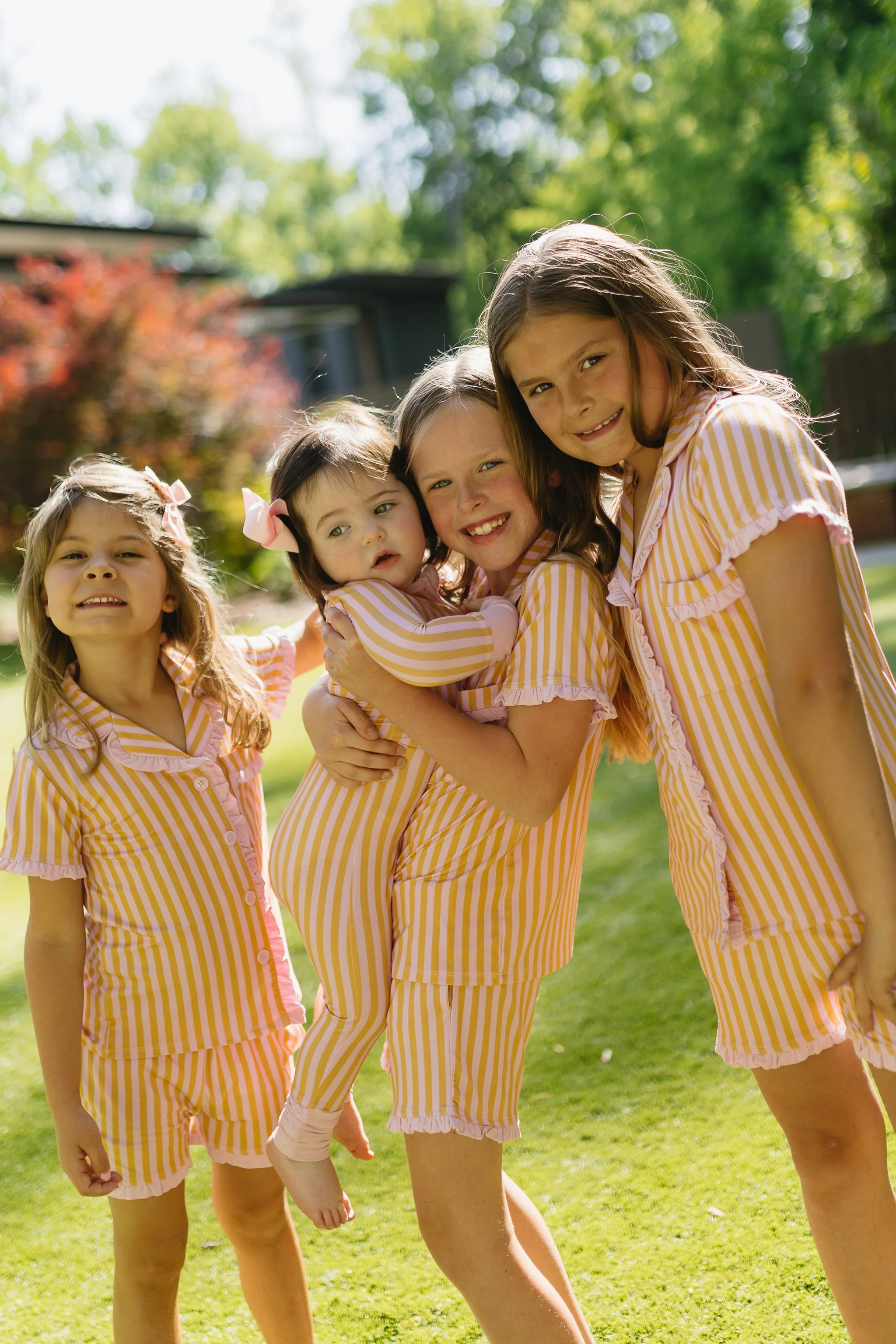 Summertime Stripes Kids (Girls) Two-Piece Set | Vestique