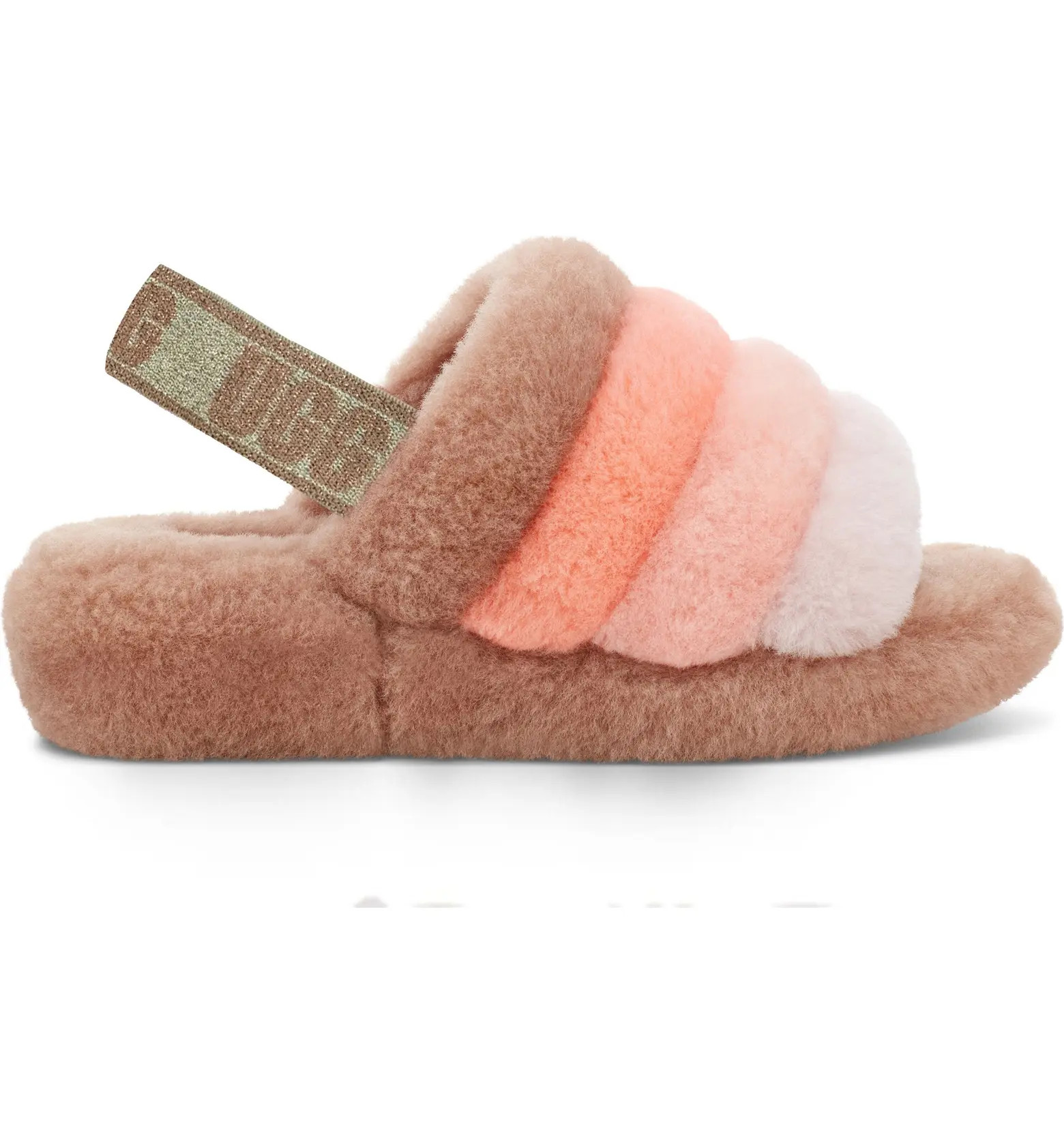Fluff Yeah Genuine Shearling Slingback Sandal | Nordstrom